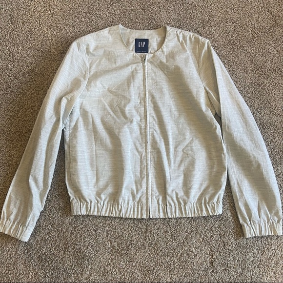 Gap Womens Basic Jacket in , Sz S Ivory - Picture 1 of 10